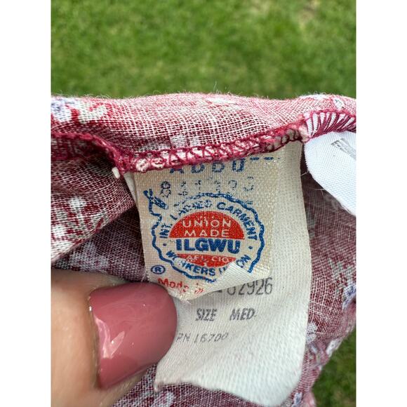 Vintage Loungewear by Barad & Co ILGWU Size Med - Picture 6 of 7